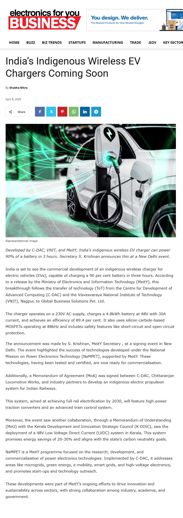 Electronics for you Business