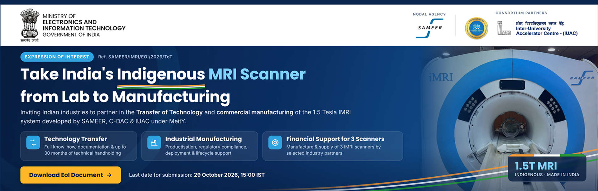 IMRI up till  29 Oct 2026