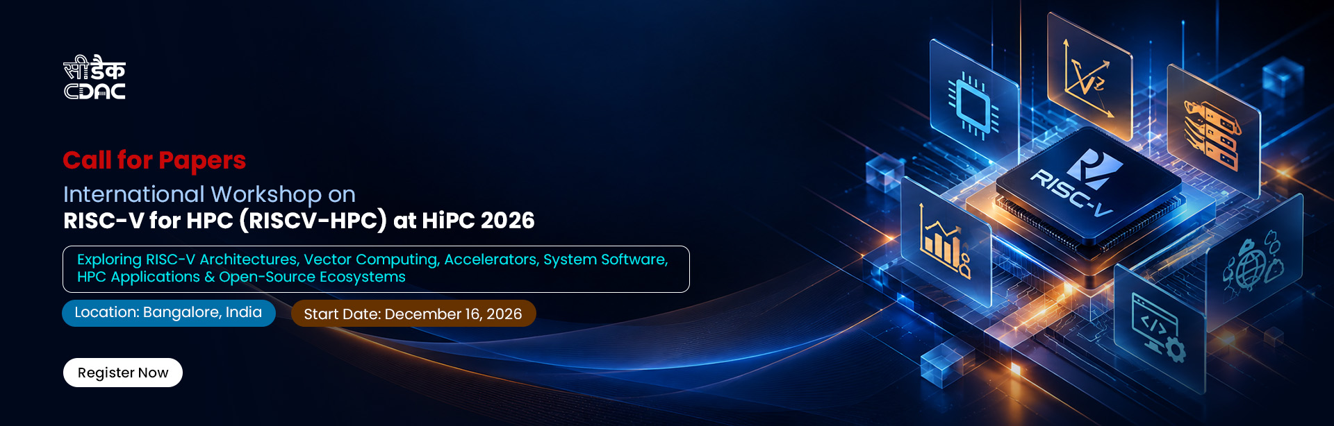 RISCV-HPC till 16 Dec, 2026